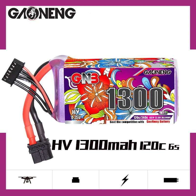 2 chiếc Pin Lipo GNB 6S 22.8V  - đánh giá và giá Drone Battery Lipo