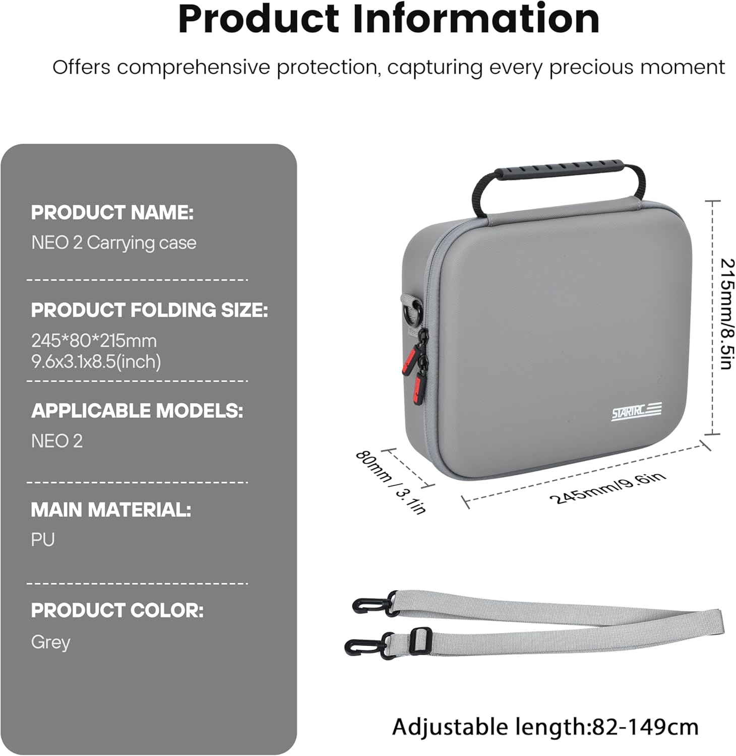 STARTRC Neo 2 Portable PU Shou - đánh giá và giá Drone Battery Case