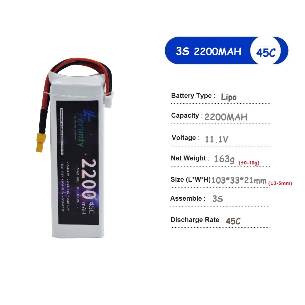 Pin Lipo 3S 11.1V Deans XT60 1 - đánh giá và giá Drone Battery 3S